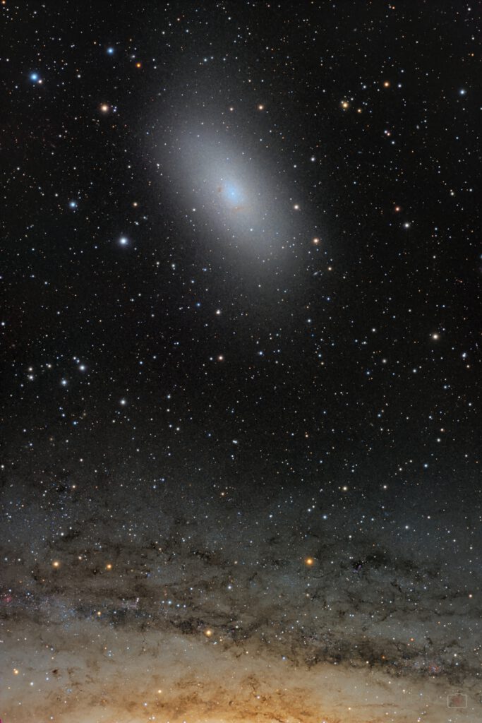 M110 aka NGC205, a wallflower existence in Messier's catalogue