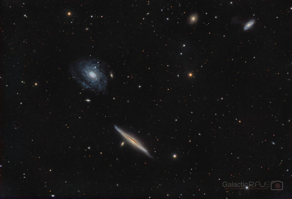NGC5963, NGC5965, and neighbors in Draco