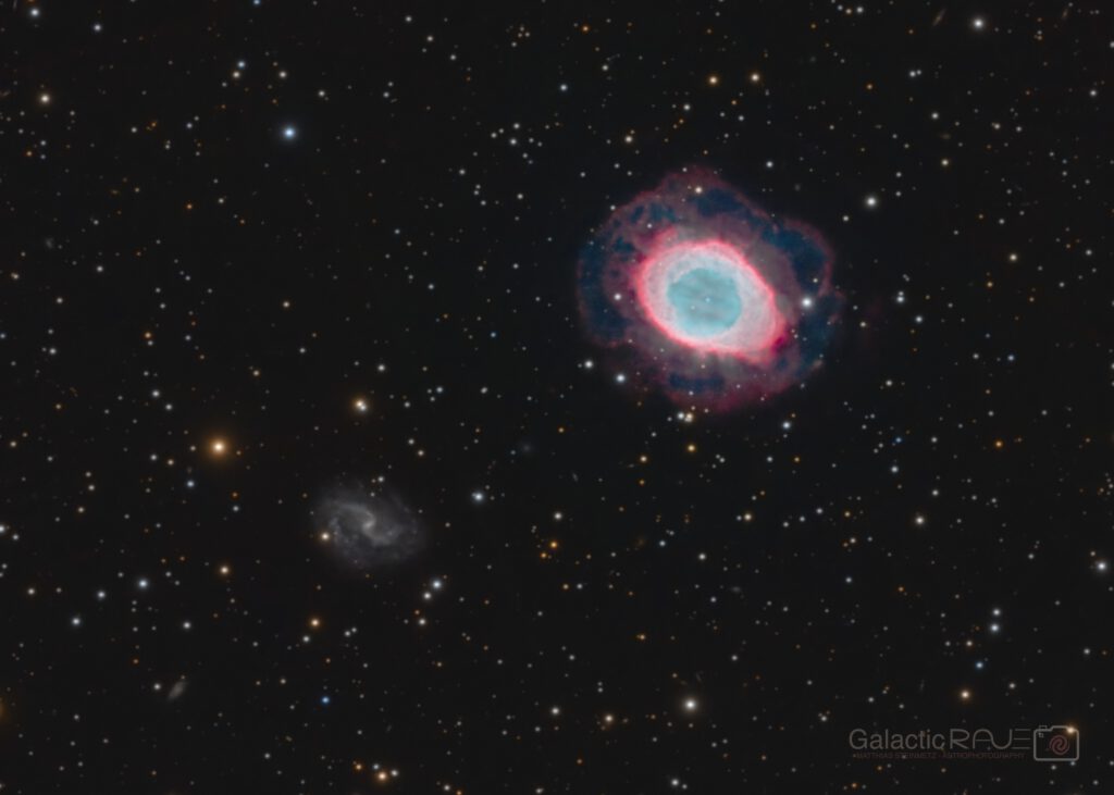 M57 - the Ring Nebula in HaO3O3LRGB