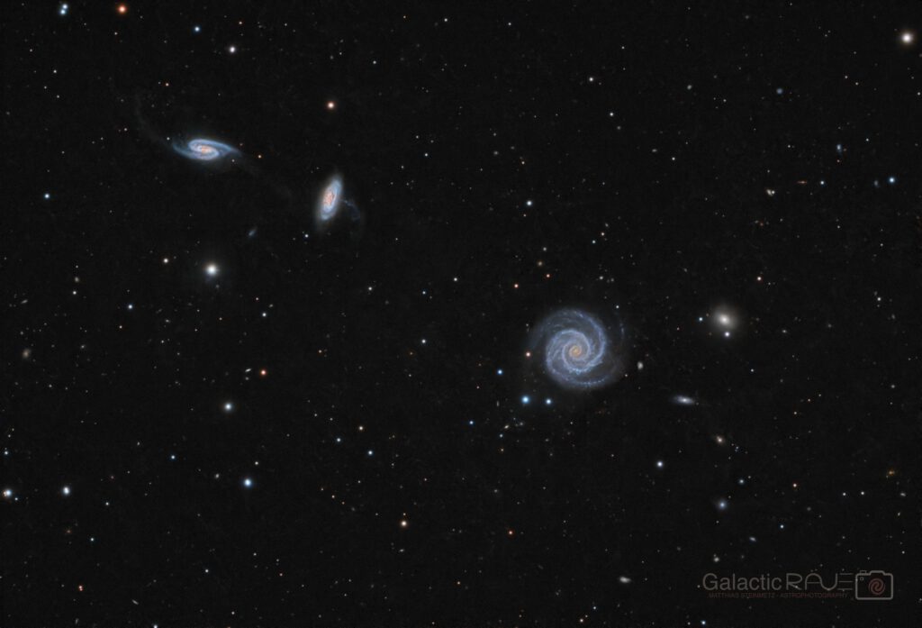 Double Arp - Arp 1 (a.k.a. NGC2857) and Arp 285 (the pair NGC 2854 and NGC 2856)