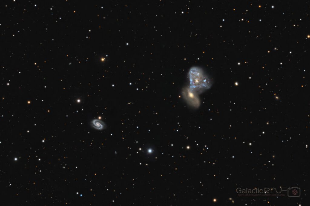 Arp 143 (aka NGC2444) and friends