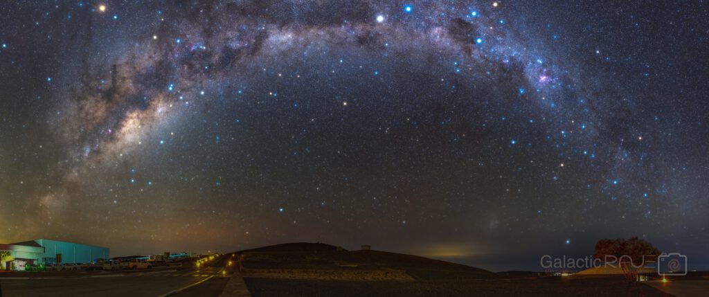 Milky Way over ESO Paranal base camp