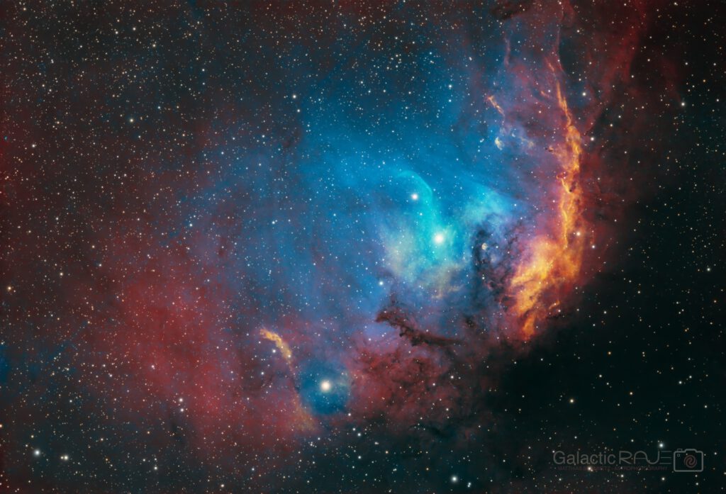 Tulip nebula (Sh2-101) in SHO