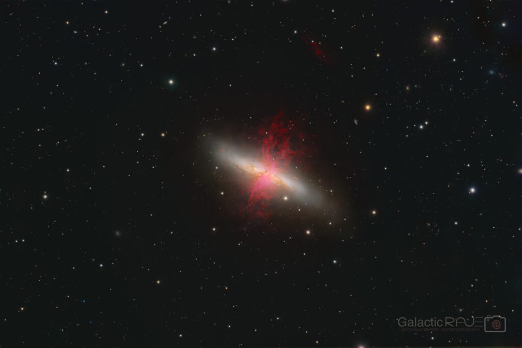 The Starburst Galaxy M82 - the Cigar galaxy