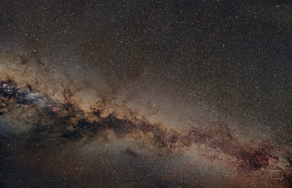 MilkyWay wide field - from Lagoon and Trifid to North America