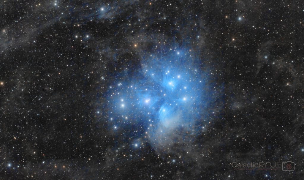The Pleiades - M45 and its dusty environment