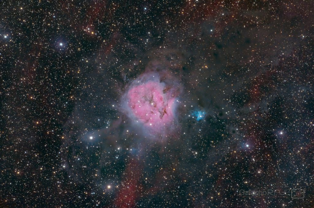 Dust and Ha enshrouded Cocoon Nebula (IC5146)