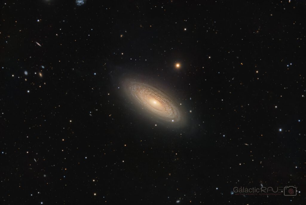 NGC2841 - the sunflower galaxy's little sister