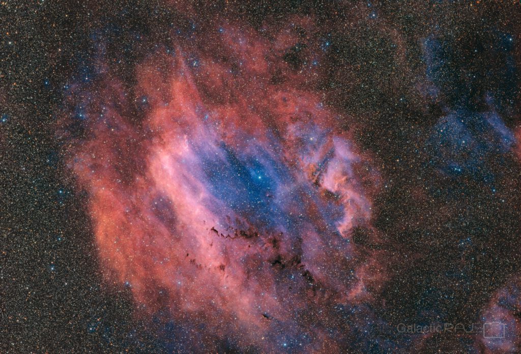 Sh2-119 in S2-gilded HOO with RGB stars