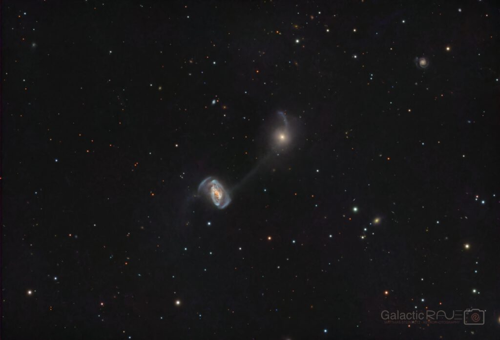 NGC 5216/5218, a.k.a Arp 104