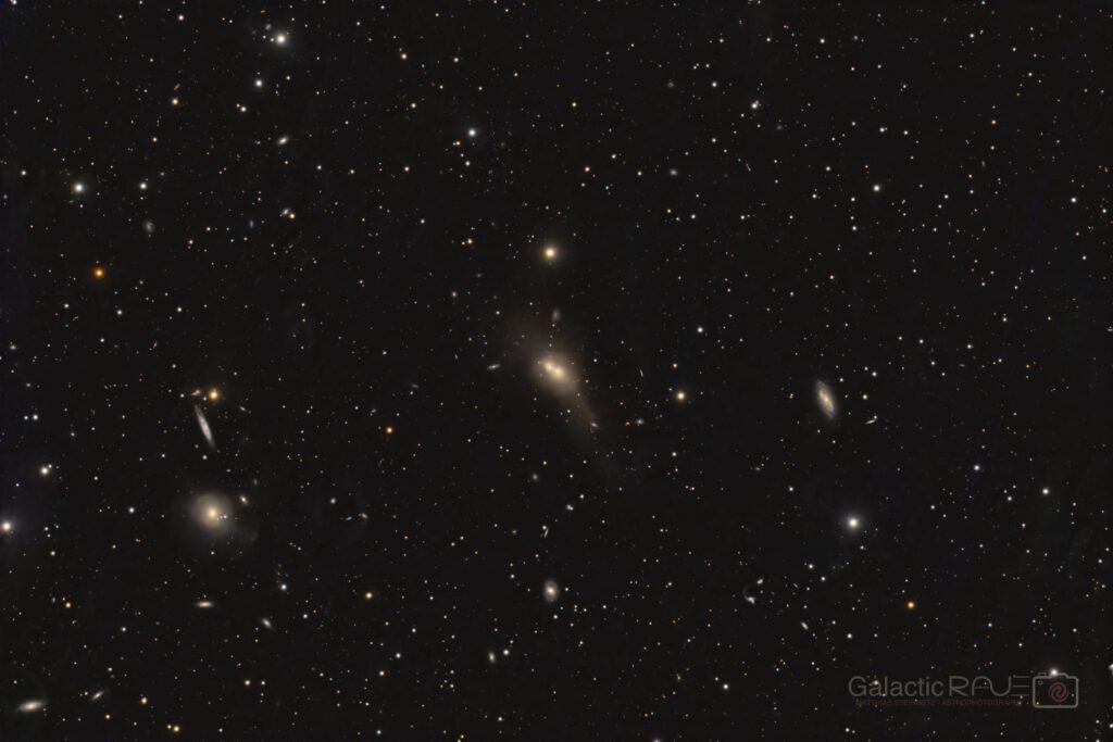 Arp 166 (NGC 750/751) and friends - shells and streams