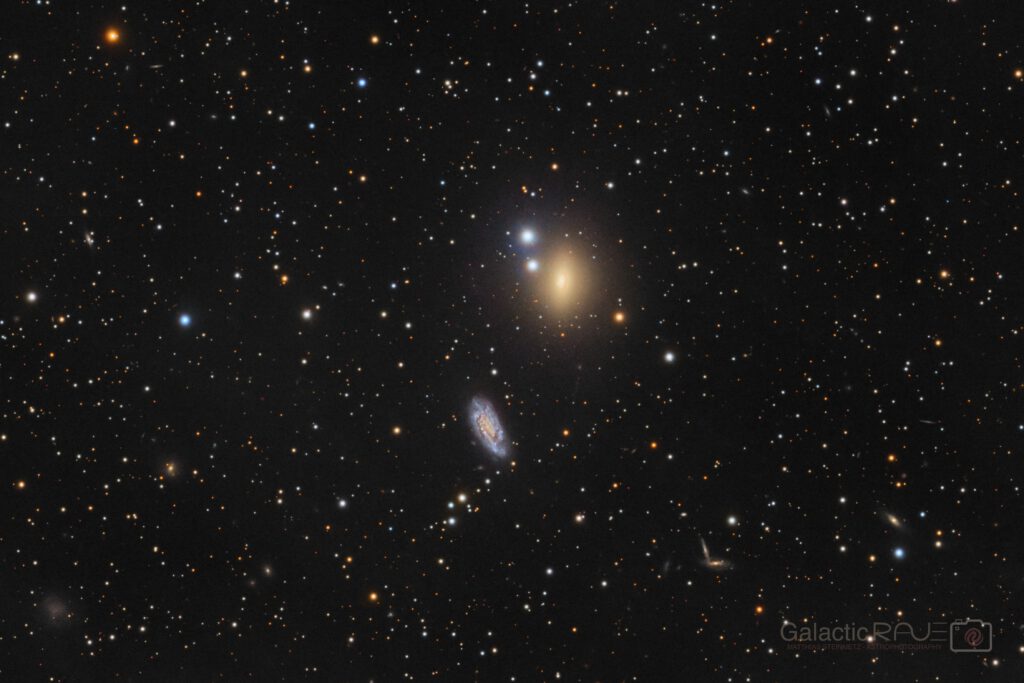 NGC1160/1161 - a colorful galaxy pair in Perseus