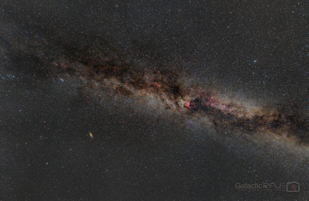 The Milky Way over southern Sweden