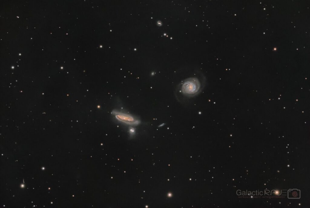 Galaxy triplet NGC 7769, NGC 7770, and NGC 7771 a.k.a Holmberg 820