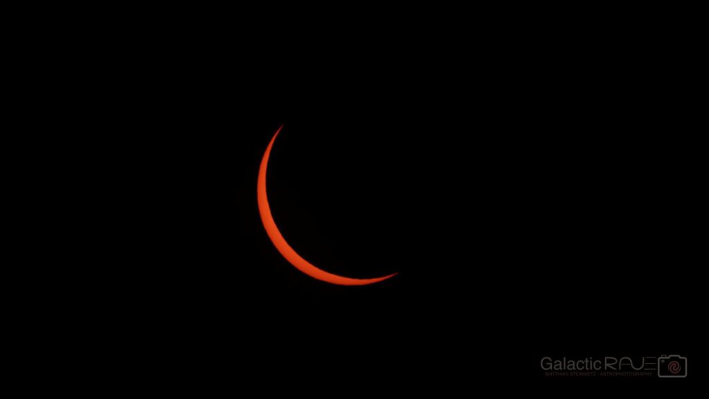 Time series of the 20260812 Solar Eclipse