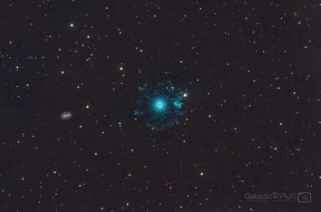 NGC 6543 - Cat's Eye Nebula in LRGB+HSO