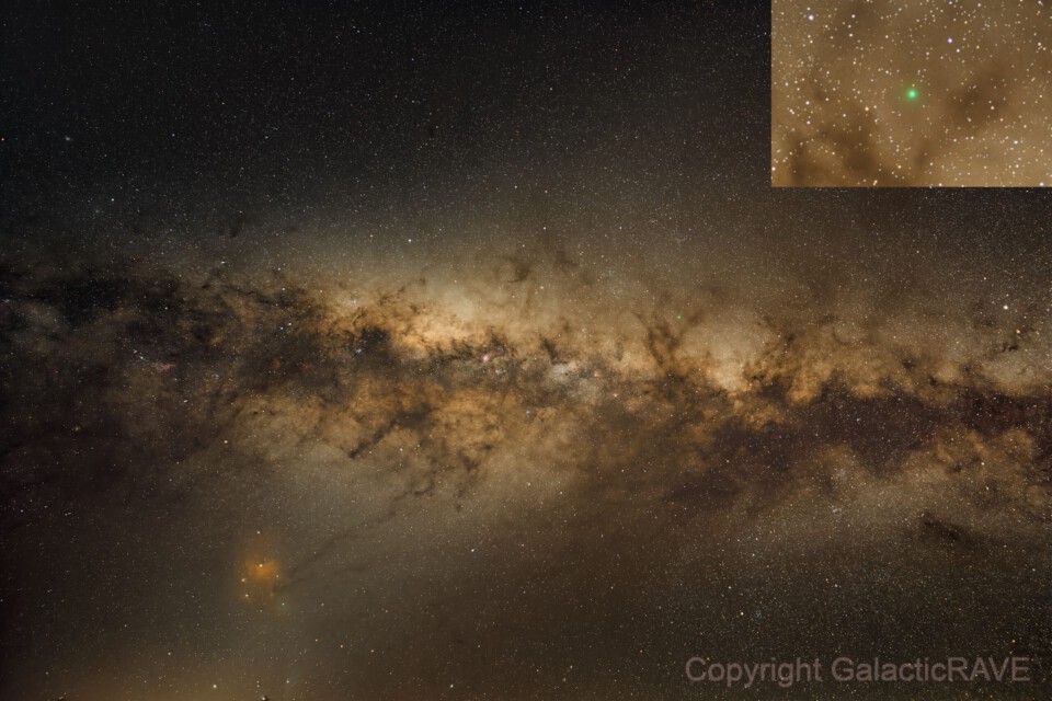 Milky Way with comet C/2025 R2 (SWAN)