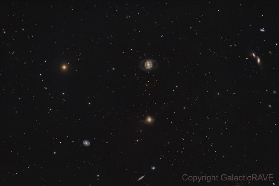 NGC5945 with NGC friends NGC5943, NGC5947, NGC5934 and NGC5935