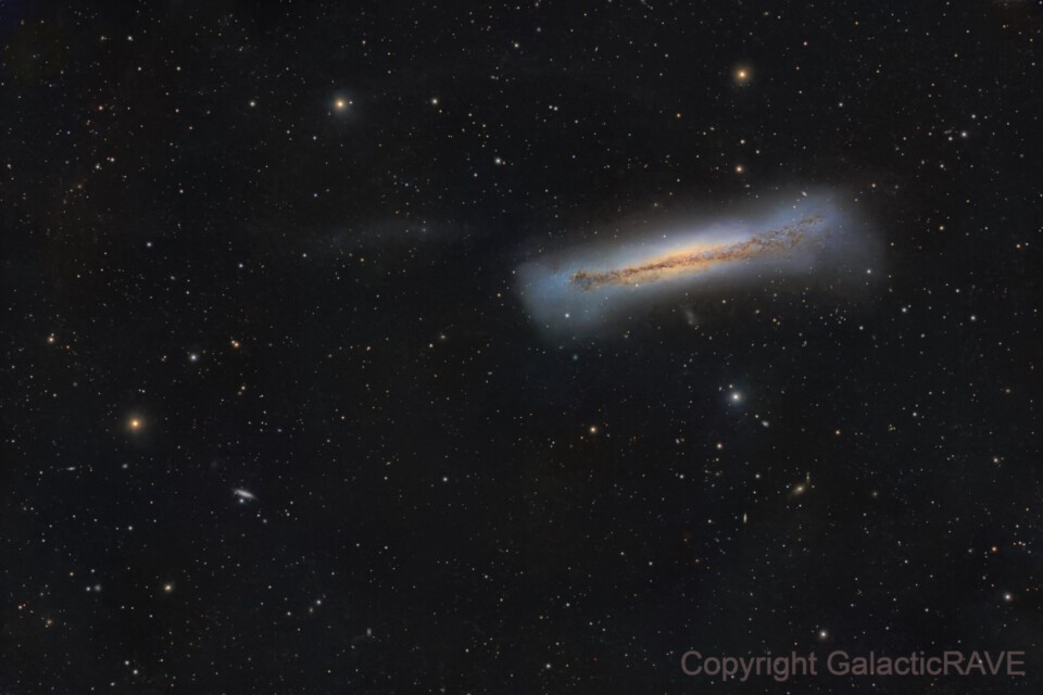NGC3628 - the Hamburger Galaxy